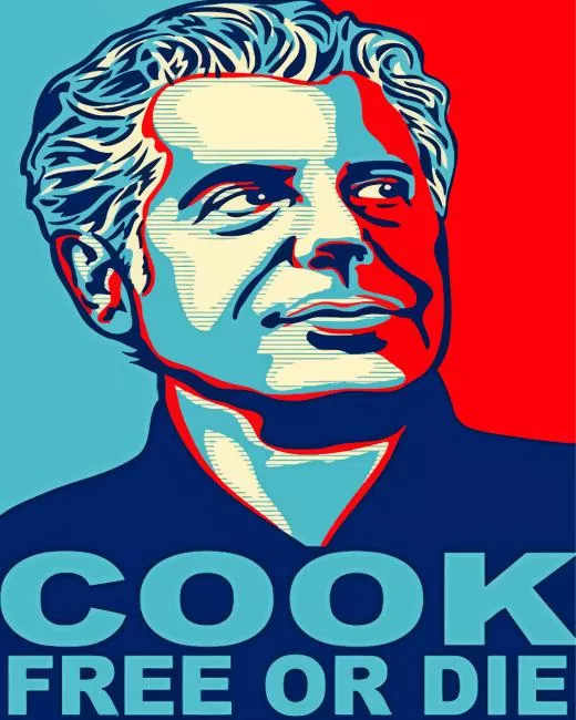Anthony Bourdain poster Diamond Dotz Anthony Bourdain Poster Diamond Painting