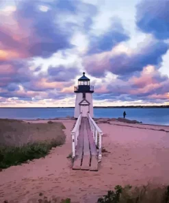 Brant Point Lighthouse Diamond Painting