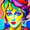 Fauvism Lady Diamond Painting