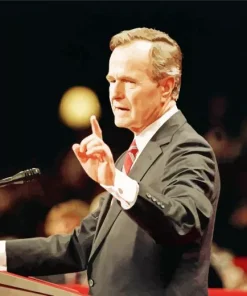 George Walker Bush Diamond Painting