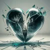 Glass Broken Heart Diamond Painting