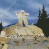 Inukshuk Whistler Diamond Painting