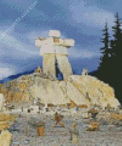 Inukshuk Whistler Diamond Painting