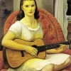 Leon Kroll The Young Guitarist Diamond Painting