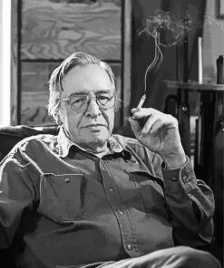 Olavo De Carvalho Brazilian Philosopher Diamond Painting