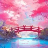 Pink Bridge Diamond Painting