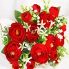 Red Camellias Bouquet Diamond Painting