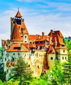 Romania Bran Castle Diamond Painting