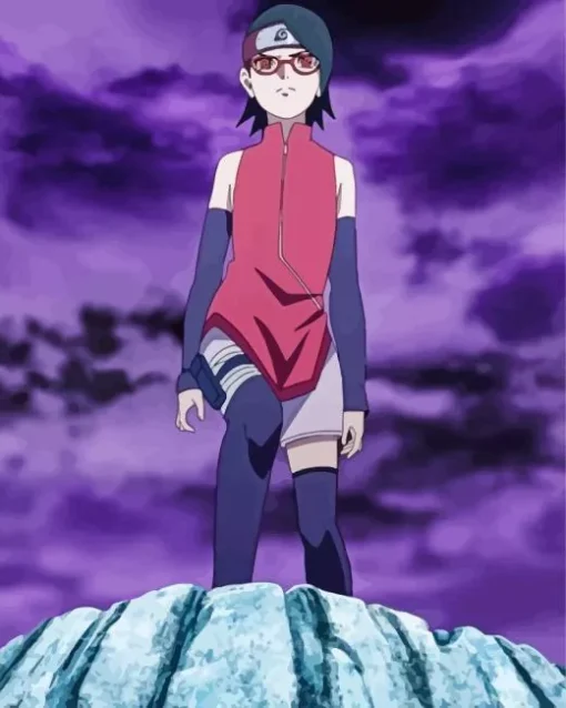 Sarada Uchiha Diamond Painting