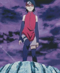Sarada Uchiha Diamond Painting