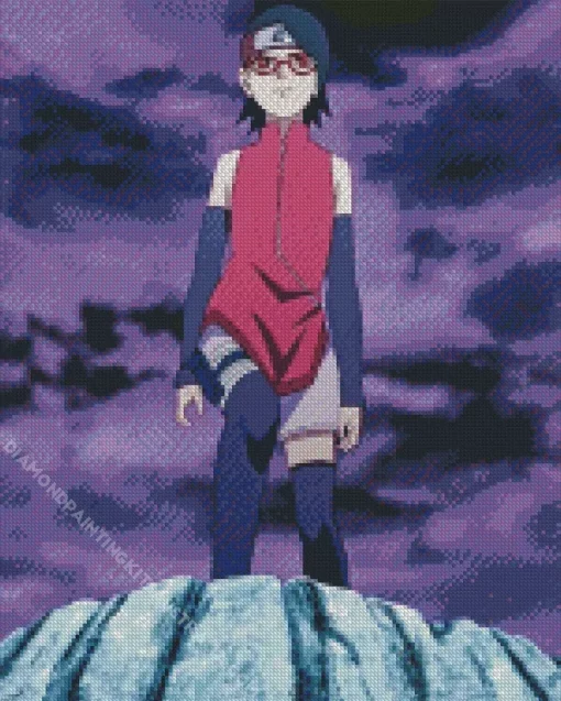 Sarada Uchiha Diamond Painting