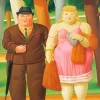 The Couple Fernando Botero Diamond Painting