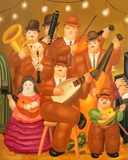 The Musicians Fernando Botero Diamond Dotz The Musicians Fernando Botero Diamond Painting