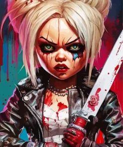 Tiffany Bride Of Chucky Diamond Painting
