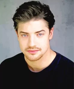 Young Brendan Fraser Diamond Painting