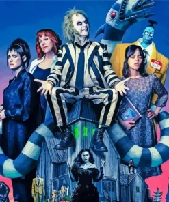 Beetlejuice Art Diamond Painting