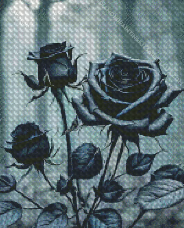 black roses Diamond Paintings Black Roses Diamond Painting