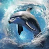 Bottlenose Dolphin Diamond Painting