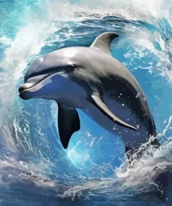 Bottlenose Dolphin Diamond Painting