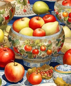 Bowl Of Fruit Diamond Painting