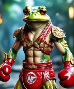 Boxer Frog Diamond Painting