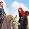 Brave Elinor With Merida Diamond Painting