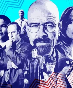 Breaking Bad Characters Diamond Painting