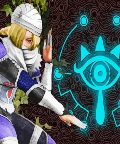 Breath Of The Wild Sheik Diamond Painting