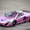 Bright Purple Car Diamond Painting