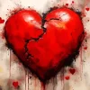 Broken Heart Art Diamond Painting