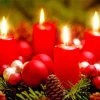 Christmas Candles Diamond Painting