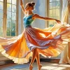 Cool Ballerina Diamond Painting