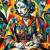 Cool Female Cubist Art Diamond Painting