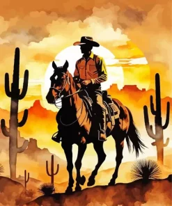 Cowboy Art Diamond Painting