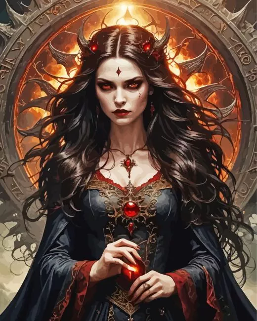 draconic woman Diamond Paintings Draconic Woman Diamond Painting