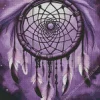 Dream Catcher Purple Diamond Painting