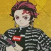 Drip Tanjiro Art Diamond Painting