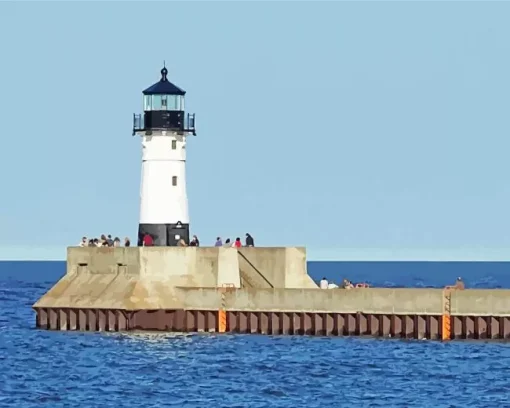 Duluth Lighthouse Art Diamond Painting