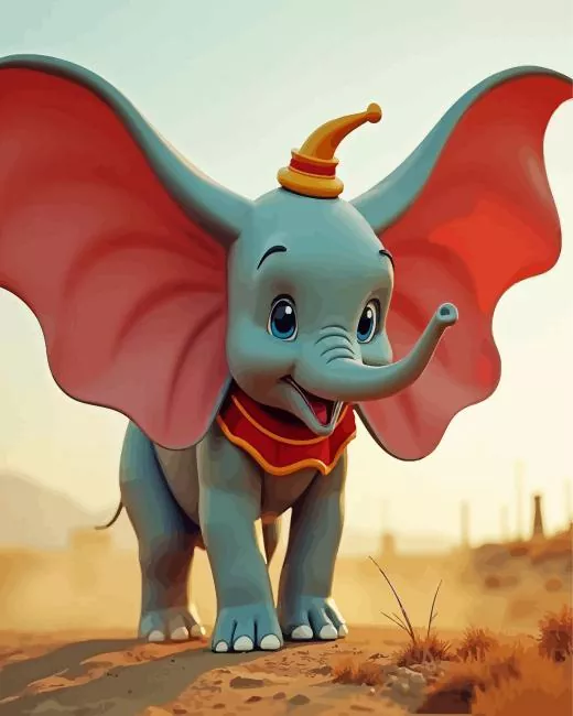 dumbo the elephant Diamond Paintings Dumbo The Elephant Diamond Painting