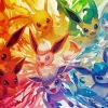 Eevee Evolution Art Diamond Painting