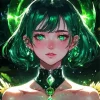 Emerald Girl Diamond Painting