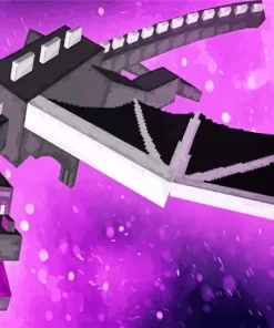 Enderdrache Minecraft Diamond Painting