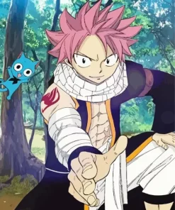 Fairy Tail Natsu And Happy Diamond Painting