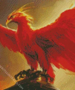 Fawkes The Phoenix Diamond Painting