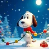 Festive Snoopy Art Diamond Painting