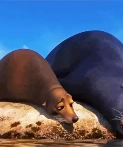 Finding Dory Rudder Diamond Painting