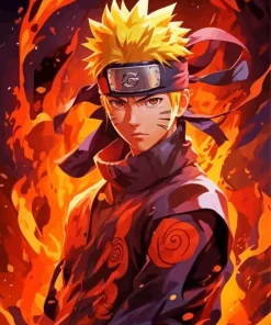 Fire Naruto Diamond Painting