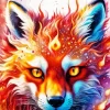 Firefox Art Animal Diamond Painting