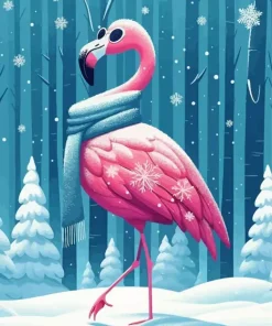 Flamingo Bird Art Diamond Painting