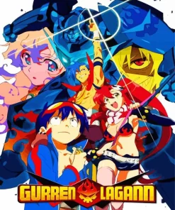 Gurren Lagann Diamond Painting